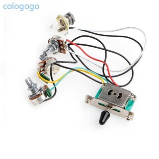 COLO 5 Chiều Công Tắc Nồi 500k Núm Dây Dây Điện Pickup Cho Đàn Guitar