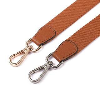 Dây đeo vải canvas rộng 2.5CM màu đồng nhất, phù hợp với túi mini Evelyn, dây đeo vai dài điều chỉnh, phụ kiện thay thế dây đeo túi canvas