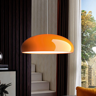 AIMI Nhôm Tròn LED Cam Mặt Dây Chuyền Ánh Sáng Bắc Âu Trang Trí Nhà Hàng Mặt Dây Chuyền Ánh Sáng Tricolor Phòng Ngủ Đầu Giường Đèn Trần