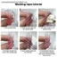 10 Cuộn Băng Sọc Móng Tay Dây Checkered 3d Nail Art Tool Cuộn Màu Đề Can Móng Tay DIY Mẹo Miếng Dán Trang Trí [vn]