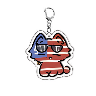 CountryHumans personified peripheral keychains. permanent member state porcelain acrylic penda