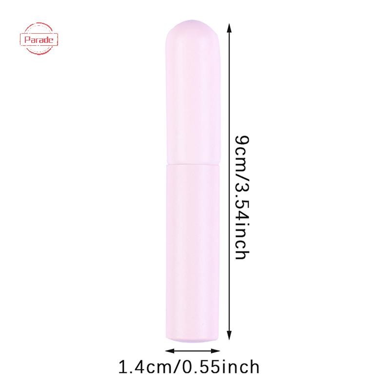 Bàn chải môi bằng silicon diễu hành có nắp Bàn chải che khuyết điểm góc như đầu ngón tay Q Bàn chải trang điểm môi mềm tròn bị hỏng VN