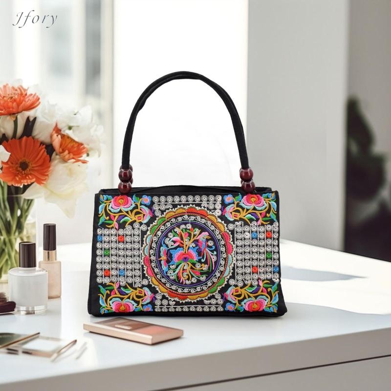 Hộp đựng đồ du lịch Jfory Tote Túi xách thêu cho công việc khách sạn