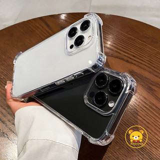 Ốp Lưng Trong Suốt Chống Sốc Cho iPhone 15 14 Plus 13 12 11 Pro Max Mini X XR XS 8 7 6 6S Plus SE 2020 2022 Vỏ Điện Thoại Đơn Giản Và Phong Cách Bảo Vệ Toàn Diện Vỏ Chống Rơi