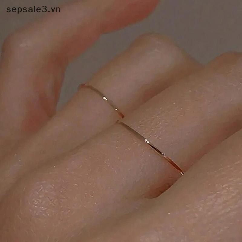 # Vn # 2 Chiếc Cổ Điển Đơn Giản Dainty Smooth Woman Nhẫn Mỏng Chất Lượng Hàng Đầu Trang Sức Dành Cho Nữ Cô Gái Thời Trang Tiệc Cưới Trang Sức Quà Tặng.