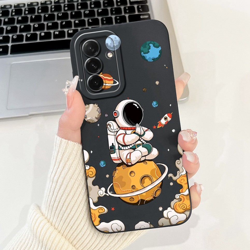 Silicon Mềm Cho Samsung Galaxy A56 SM-A565B Ốp lưng Samsung A36 5G A365B Ốp Lưng Phi Hành Gia Rồng Động Vật Họa Tiết Vỏ