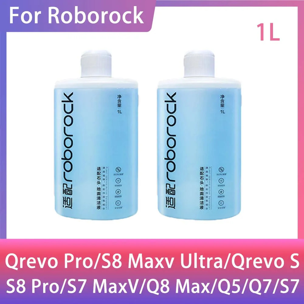 Chất lỏng cho Roborock Qrevo Pro / Qrevo S / S8 MaxV Ultra / S8 / Qrevo Master / S7 MaxV Ultra / Q8 / Q5 / Q7 Dung dịch làm sạch sàn 1L