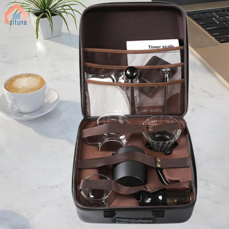 Acuuna Pour over Cà Phê Hộp Bảo Quản Cà Phê Người Yêu Túi Di Động