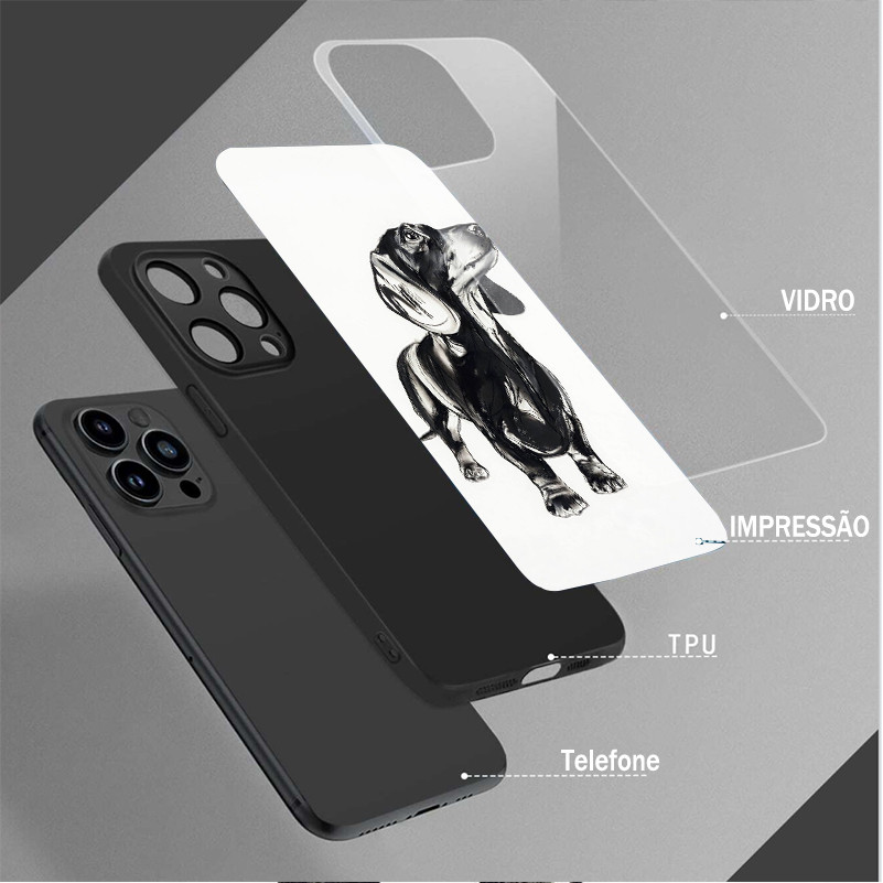 Ốp Điện Thoại Kính Chó Dachshund Cho Xiaomi POCO F3 F4 F5 M3 M4 M5 M6 4G X3 X4 GT NFC X5 X6 PRO 5G