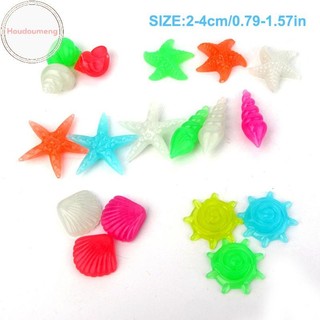 Hodou 10 Chiếc Nhiều Màu Sắc Dạ Quang Đá Phát Sáng Sao Biển Conch Hình Cho Cá Bàn Đi Bộ Vườn Bể Cá Trang Trí Hồ Bơi Cảnh Quan VN