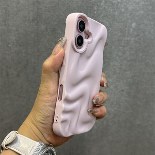 Ốp Điện Thoại Silicon Sóng Nước Sang Trọng Cho iPhone16 Pro Max 15 14 13 12 11 Pro Max Vỏ Chống Sốc Bảo Vệ Camera Ốp Lưng Mềm Chống Rơi