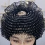 Mũ Bonnet EBINLANDS, Vỏ Thêu Hoa Khăn Trùm Đầu Tóc Trắng, Full Cover Co Giãn Thoáng Khí Mũ Trùm Đầu Mùa Hè