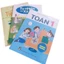 10 tờ Decal đề can plastic nhựa tự dính, dán bao bọc tập, sách giáo khoa, tập vở viết, sách Anh Văn.