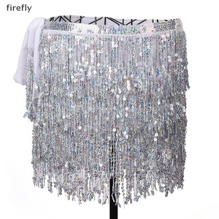 [Firefly] Trang phục khiêu vũ bụng Sequin sel Viền hông Khăn quàng cổ thắt lưng Váy quấn eo [VN]