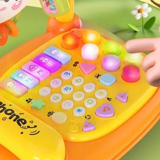 Điện Thoại Bàn Đồ Chơi Cho Bé Từ 1-4 Tuổi – Có Âm Thanh Vui Nhộn, Màu Sắc Bắt Mắt, Phát Triển Giác Quan