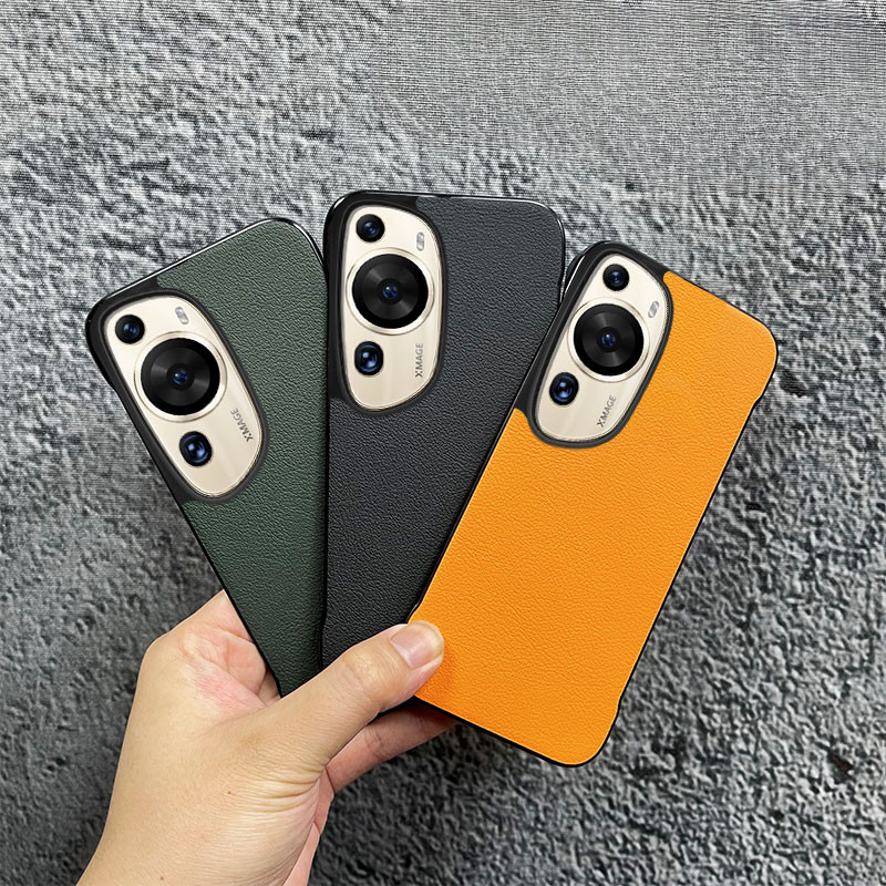 Ốp điện thoại Mỏng Họa Tiết Da Không Khung Cho Huawei P60 Nghệ Thuật Mỏng Đơn Giản Chống Sốc Ốp điện thoại Mờ Funda Capa