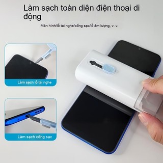 Bộ bàn chải vệ sinh đa năng 7 trong 1 làm sạch sâu bàn phím màn hình tai nghe laptop điện thoại