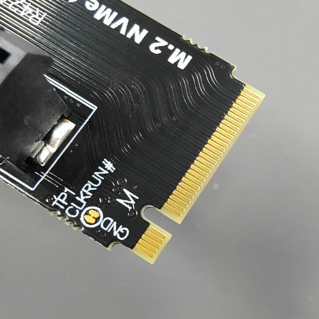 ADT-Link M.2 M Key NVME Sang PCI-E X4 Riser Adapter Card SATA Power Adapter PCB Board Cho M.2 NVME 2280 / 2260 SSD