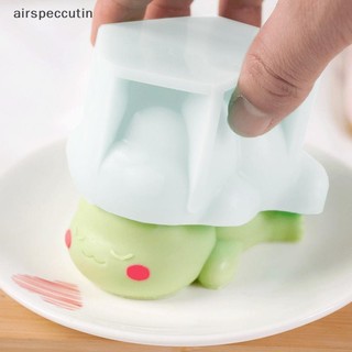 Airspecutin Dễ Thương Mousse Khuôn Pudding Khuôn Silicon Custard Khuôn Bánh Khuôn Hoạt Hình Màu Xanh Dino Trang Trí Bánh Nướng Bánh Dụng Cụ EN