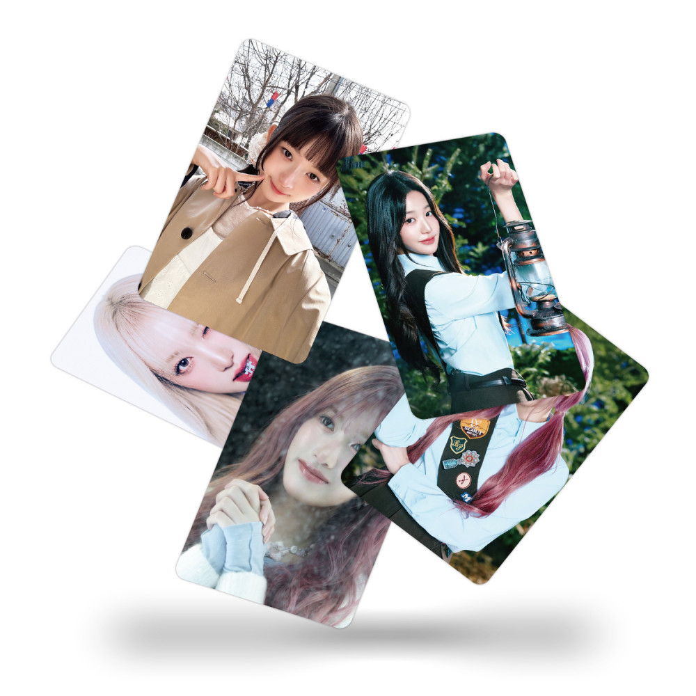 LINXX 55 Chiếc IVE Nhóm Lomo Thẻ Với Thành Viên Photocards Holographic 3 Inch Sưu Tập Quạt Merch HD KPop Album Trading Cards Dành Cho Người Hâm Mộ