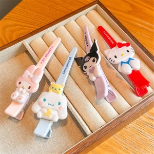 Bộ kẹp tóc nhân vật - My Melody, Cinnamoroll, Kuromi & Hello Kitty Alligator Hair Barrettes