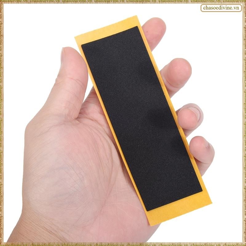 [K O G X] 20 Cái / lốc Đen Fingerboard Deck Uncut Tape Sticker Đen Foam Grip Tape Sticker 38mmx110mm