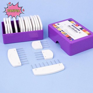 Bộ chặn đan PNPIA 20 chiếc Lược và chốt chặn đan bằng thép không gỉ với 2 kích cỡ khác nhau cho đồ dùng đan móc DIY Boutique