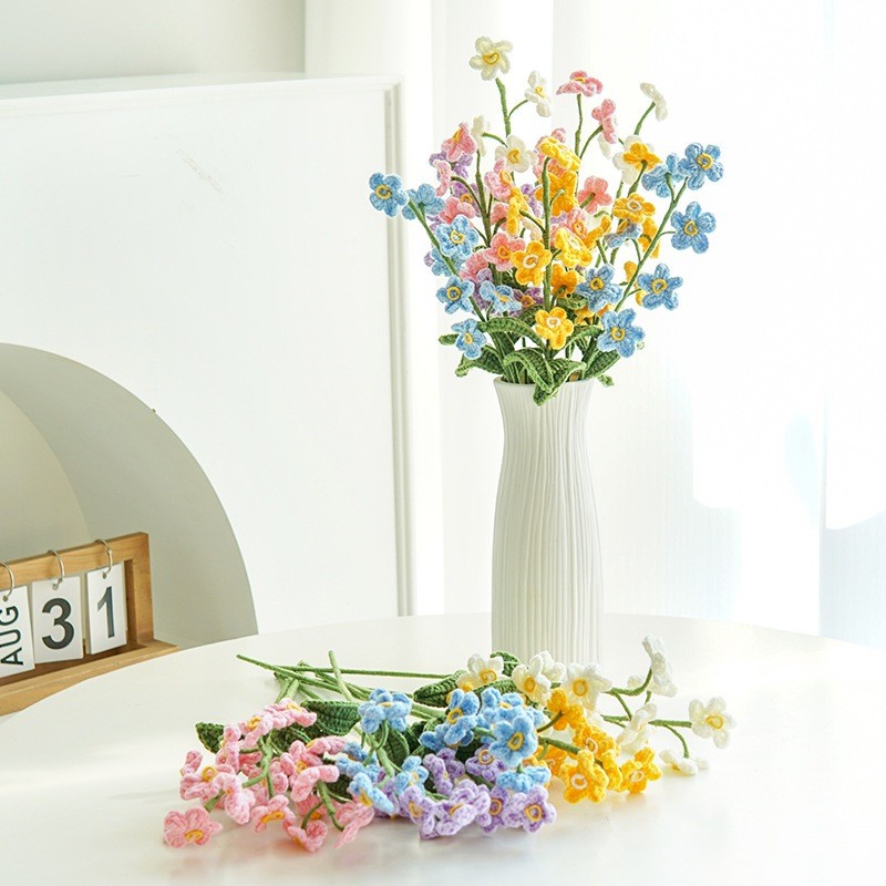 Bình hoa nhựa giả gốm décor, lọ hoa nhựa phong cách Bắc Âu