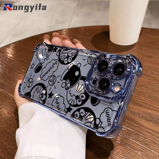 Ốp Điện Thoại Hoạt Hình Doremon Cho iQOO 15 Neo 11 10 Pro Plus Z10X Z10 Turbo + Pro Vỏ Trong Suốt Dễ Thương Bảo Vệ Ống Kính Mạ Vỏ Mềm