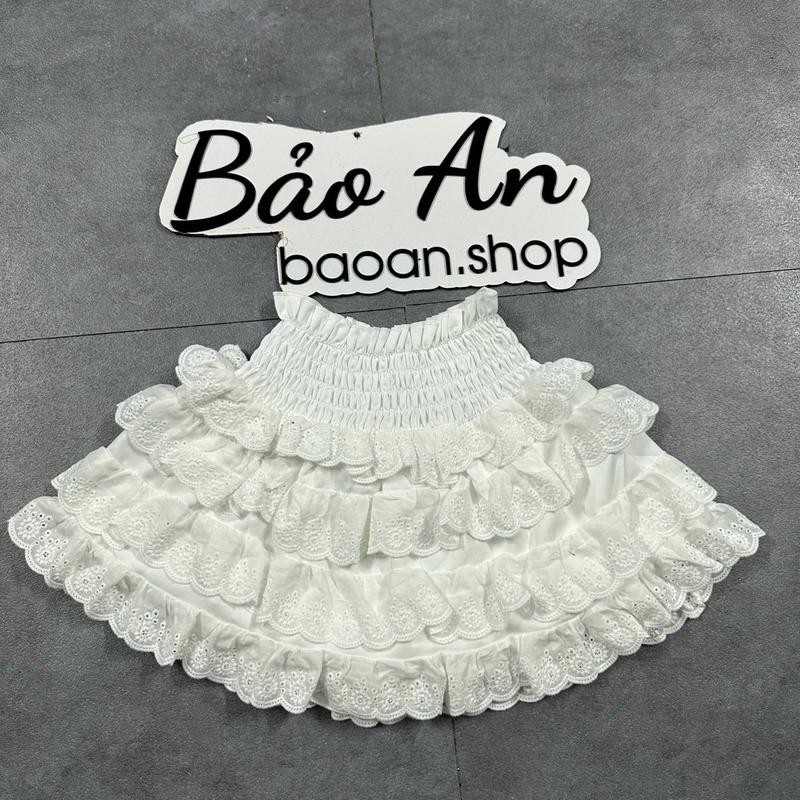 [SB3] Sét bộ nữ 2 món áo thun ôm body croptop tay ngắn viền bèo tiểu thư và chân váy ren