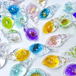 Màu Sắc Dạ Quang Conch Vừa Tự Làm Kem Keo Điện Thoại Di Động Dây Xích Túi Bông Tai Mặt Dây Chuyền Acrylic Trang Sức Phụ Kiện