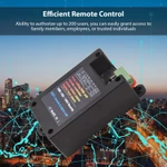 Hilivn) Công tắc rơle mở cổng GSM Bộ điều khiển từ xa 2G Cuộc gọi điện thoại SMS Công tắc báo động tắt nguồn Báo động đầu vào cho hàng rào Rèm cửa nhà để xe có khe cắm SIM DC 9V đến 36V — ảnh 8