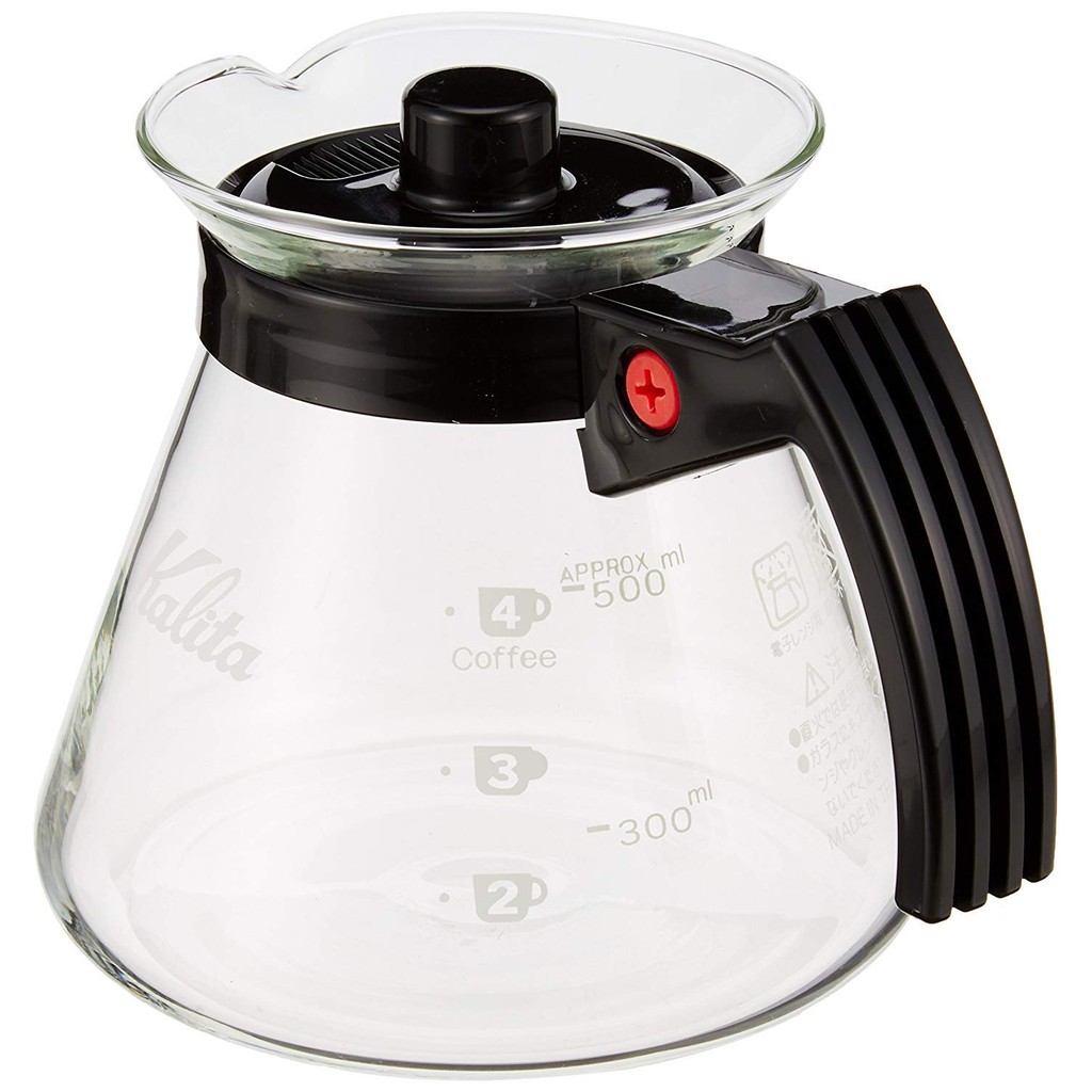 Kalita Coffee Drip Set with Three Holes for Fast Extraction, Bringing Out Only the Flavor Before Any Bitter Tastes. High Insulation Ceramic Dripper Set for 2-4 People, Model 102-Roto Set N. Stylish Drip Equipment for Camping, Outdoor Activities, Cafes, an