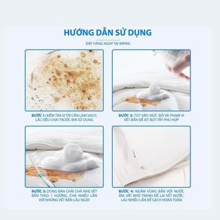 GLIT Xịt Tẩy Quần Áo 300ml Dung Dịch Làm Sạch Tẩy Rửa Vết Bẩn Dính Trên Quần Áo Chiết Xuất An Toàn Dùng Trong Gia Đình