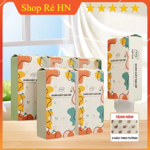 1 Bịch Khăn Giấy Top Gia Đa Sắc, Giấy Vệ Sinh, Giấy Rút Treo Tường 4 Lớp 1280 Tờ - SHOPMH1