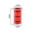 JUNYUE88US 2 Chiếc Xe Đạp Hub Thru Trục Adapter, 15mm Đến 12mm Hợp Kim Nhôm Thru Trục Bên Bao Adapter, Sửa Đổi Nhiều Màu Sắc Ổn Định Phía Trước Trục Thru Adapter Xe Đạp Sửa Đổi