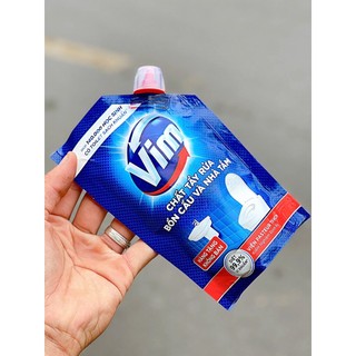 SET 10 BỊCH NƯỚC TẨY BỒN CẦU VIM DIỆT KHUẨN HIỆU QUẢ 140ML - HÀNG KHUYẾN MÃI