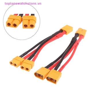 Toplanswatchstore Nam Nữ Cáp Nối Dài Kép Y Splitter 3 Chiều 14AWG Dây Silicon XT60 Đầu Nối Song Song Cho RC Motor VN