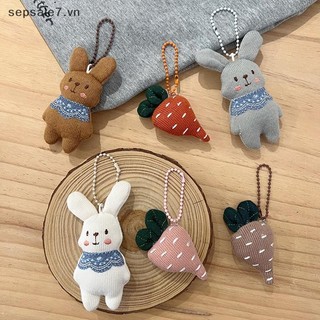 [HOTOY] Móc khóa cà rốt sang trọng hoạt hình Móc khóa búp bê nhồi bông dễ thương Móc khóa vải Búp bê thỏ Mặt dây chuyền túi đi học cho bé gái Quà tặng sinh nhật {vn}