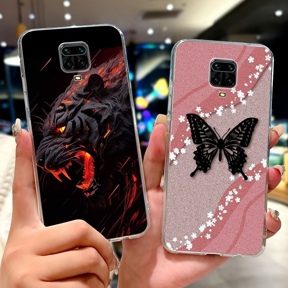 Dành Cho Redmi 10X 4G 5G Ốp Lưng Điện Thoại Thẩm Mỹ Cho Redmi 10X Pro 5G Ốp Lưng Thoáng Mát Bé Trai Bé Gái Thời Trang Bướm