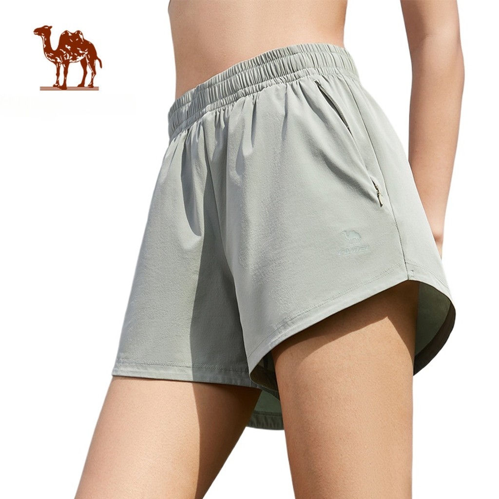 Ảnh Quần short tập Yoga CAMEL CROWN Quần legging tập thể dục co giãn mùa hè dành cho nam nữ 1