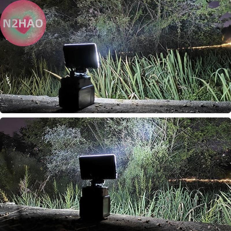 N2hao Cho 18V Pin Li-ion Đèn LED Làm Việc 3 / 4 Inch Đèn Pin Di Động Khẩn Cấp Đèn Pha Cắm Trại n