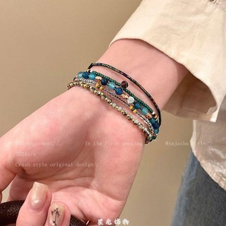 Vòng tay đính cườm nhiều lớp Merad Color Retro dành cho nữ