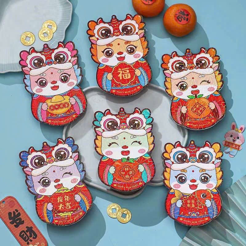 (MẪU 2025) COMBO 20 BAO LÌ XÌ TẾT CHIBI 2025 MIX NGẪU NHIÊN CÁC HÌNH
