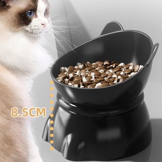 Bát ăn chống gù cho mèo chó nhựa PP an toàn, bảo vệ cột sống mèo ú Pet Kool