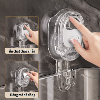 Kệ Treo Dán Tường Đa Năng Chắc Chắn Myd.23 Cốc Hút Chân Không Cho Nhà Bếp Nhà Tắm