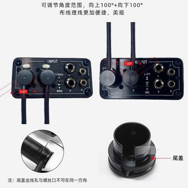 AVSSZ All-Metal Right-Angle Cong XLR Nam Nữ Đầu 3 Lõi Ngắn XLR Cân Bằng Micro Âm Thanh Cắm