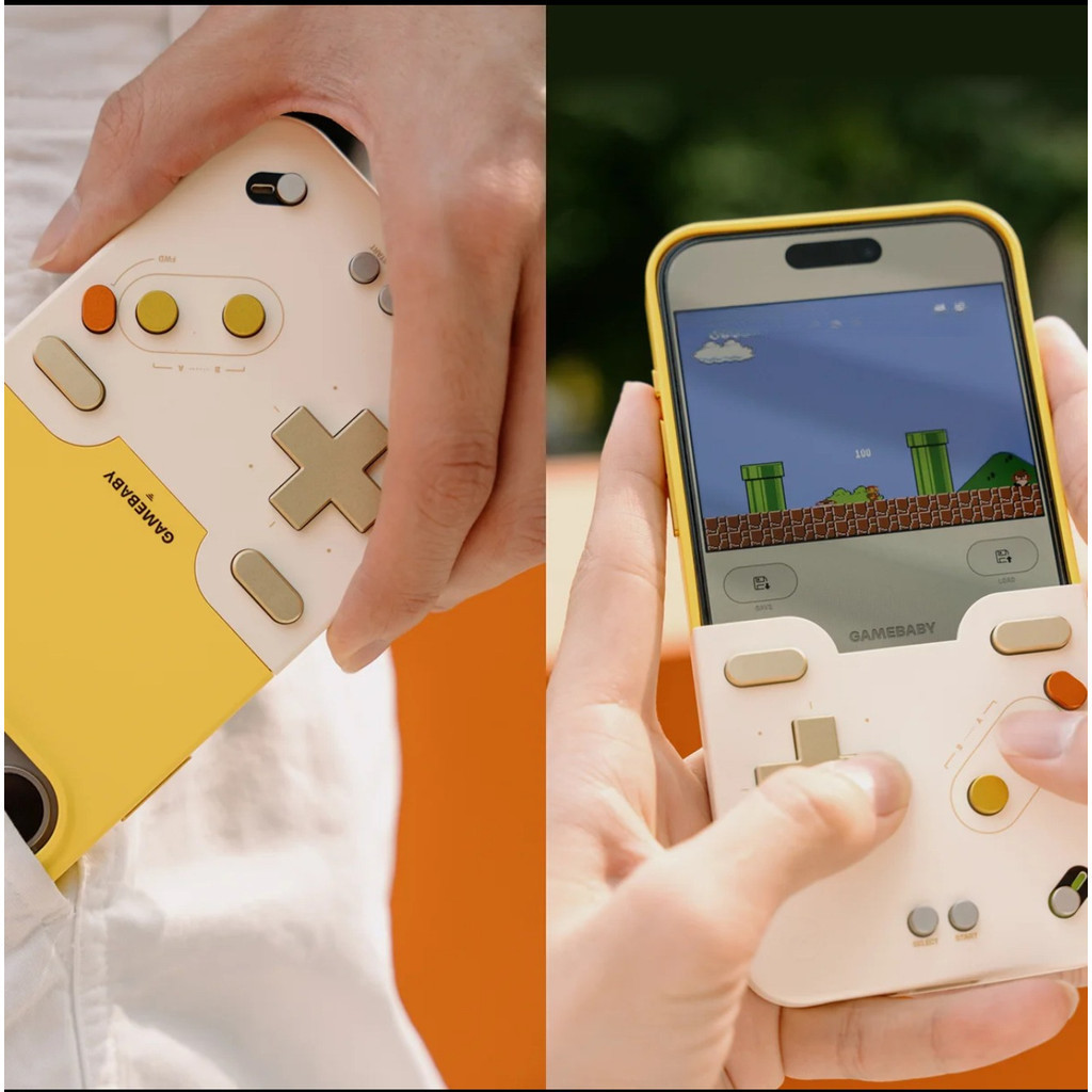 [Ngăn trò chơi chia đôi] Vỏ điện thoại GAMEBABY Retro Vỏ bảo vệ nút vật lý Vỏ cầm tay cảm ứng điện dung Delta Simulator Độc quyền