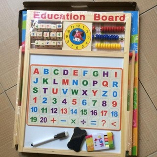 Bảng Học EDU Thông Minh Ghép Số Và Chữ 2 Mặt Bằng Nam Châm  Bảng Ghép Nam Châm 2 Măt Giúp Bé Phát TriểnTrí Tuệ GO68