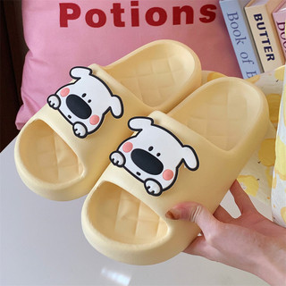 XIXITIAO Casual eva Giày Sandal Đế Mềm Dễ Thương Mũi Đen Chó Mùa Hè Thoải Mái Nam Nữ